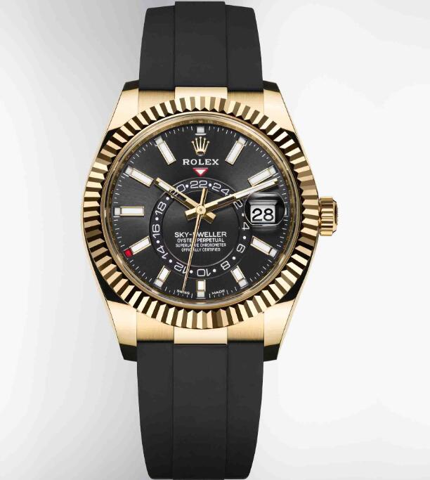 Rolex Sky-Dweller copy watch is good choice for men.